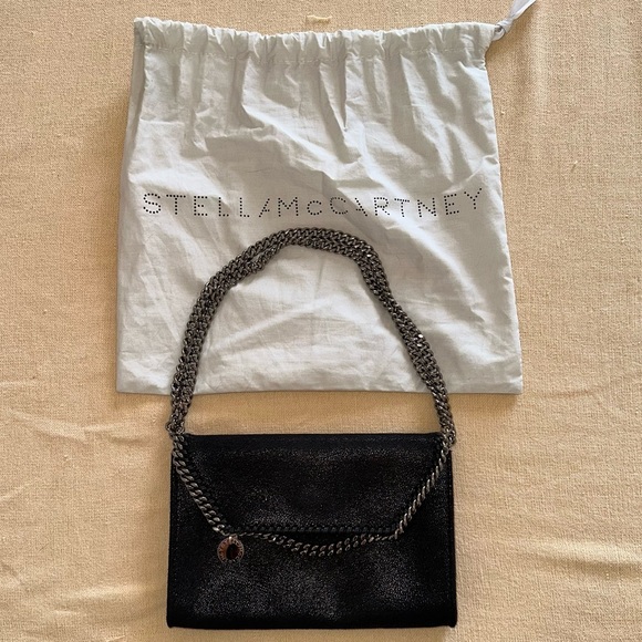 Stella McCartney Falabella Mini Shoulder Bag- Black - Picture 1 of 6